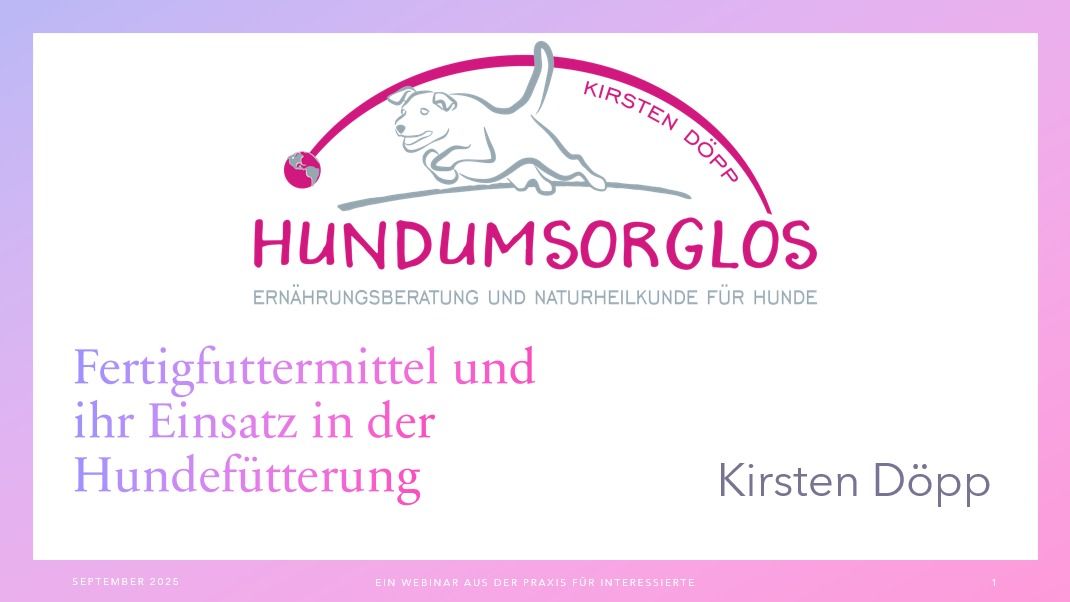 Trockenfutter - Ernährungsberaterin Kirsten Döpp